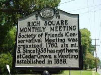 RICH SQUARE MONTHLY MEETING