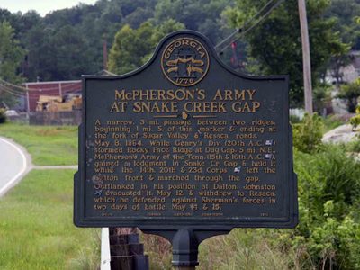 McPherson's Army at Snake Creek Gap