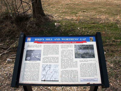 Bird's Mill and Worthen's Gap