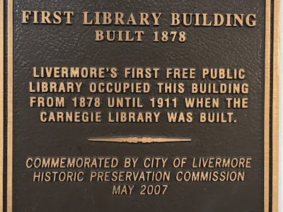 First Library Building, Livermore
