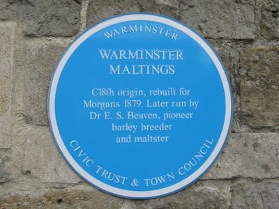 Warminster Maltings plaque