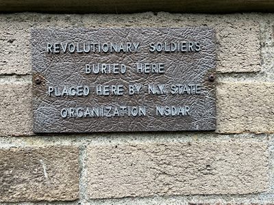 Revolutionary Soldiers Buried Here