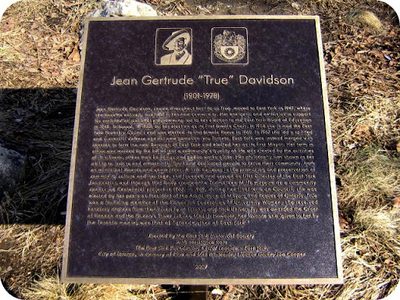 Jean Gertrude "True" Davidson (1901-1978)