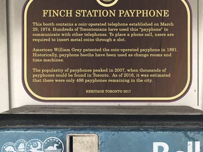 Finch Station Payphone