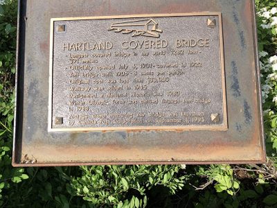 Hartland Covered Bridge Details