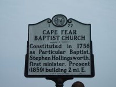 CAPE FEAR BAPTIST CHURCH