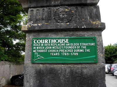 Plaque, Courthouse, Manorhamilton