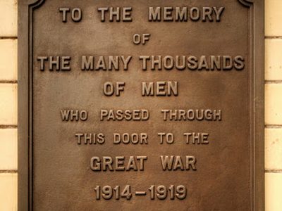 Soldiers' Gate Plaque