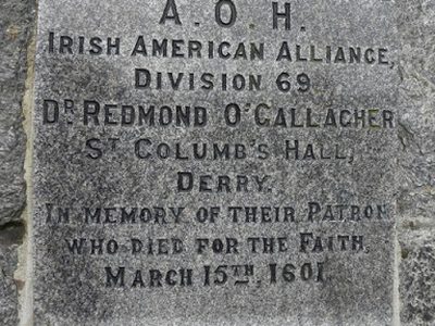 DOM Plaque, Long Tower RC Church