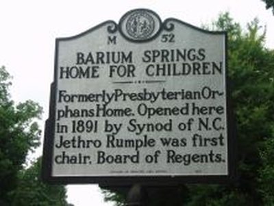 BARIUM SPRINGS HOME FOR CHILDREN