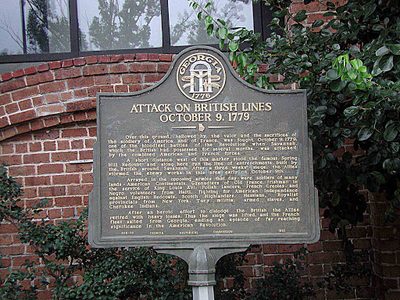 Attack on British Lines October 9, 1779