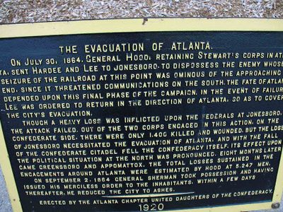 The Evacuation of Atlanta