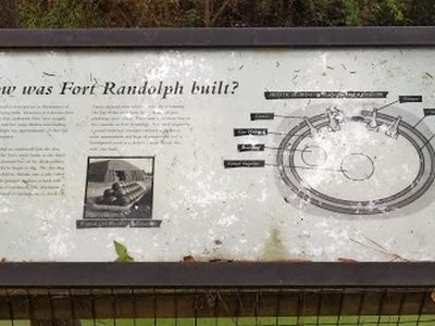 How was Fort Randolph built?