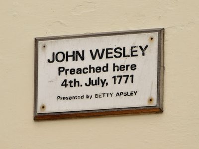 John Wesley plaque, Larne