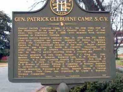 Gen. Patrick Cleburne Camp, S.C.V.