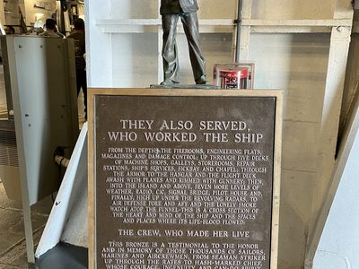 They Also Served Who Worked the Ship