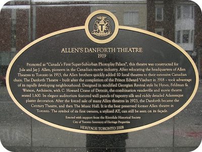 Allen's Danforth Theatre 1919