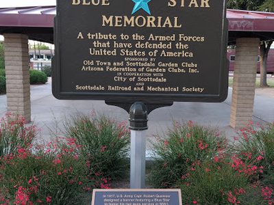 Blue Star Memorial Marker