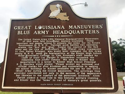 Great Louisiana Maneuvers' Blue Army Headquarters