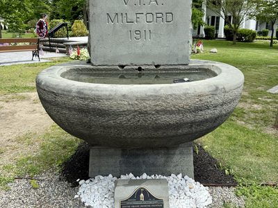 V. I. A. Milford 1922 Centre Square Drinking Fountain