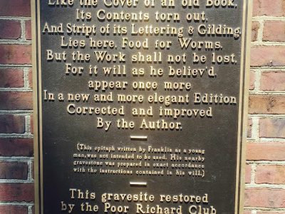 The Body of B. Franklin, Printer