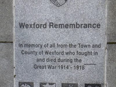 Plaque, Wexford Remembrance