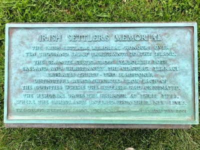 Irish Settlers Memorial