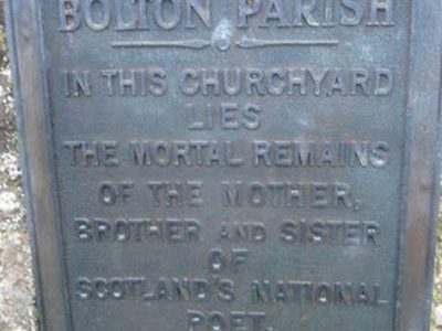 Plaque, Bolton Church