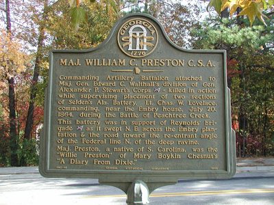 Maj. William C. Preston C.S.A.
