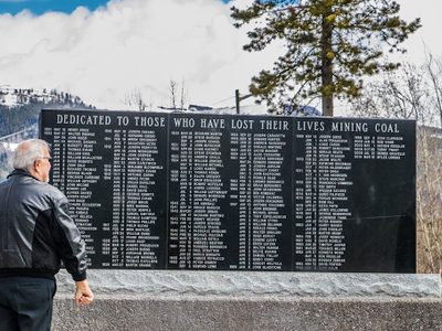 Miners' Memorial Wall, Sparwood