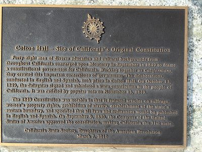 California's Original Constitutional