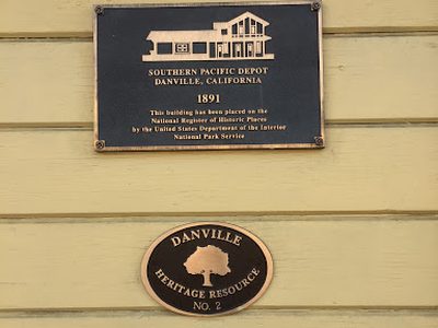 Southern Pacific Depot, Danville, California, 1891