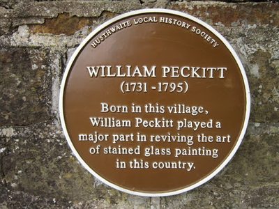 A plaque William Peckitt