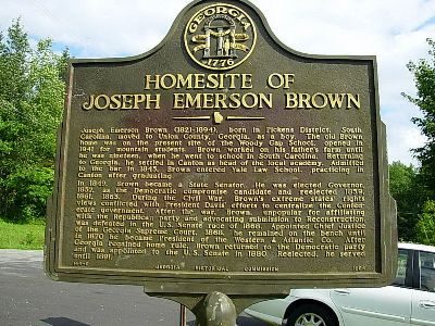 Homesite of Joseph Emerson Brown