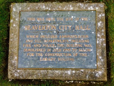 This Was Once the Site of the Beaverton City Hall