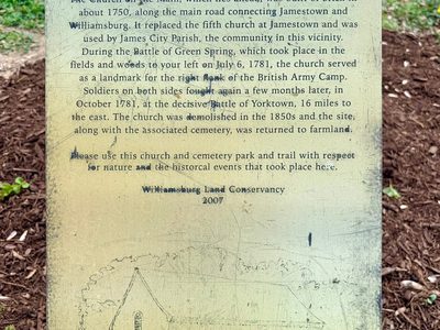 Church on the Main History