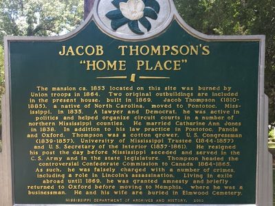 Jacob Thompson's Home Place
