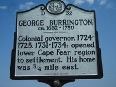 GEORGE BURRINGTON ca. 1682-1759