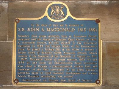 Sir John A. Macdonald 1815-1891