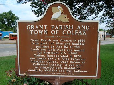 Grant Parish and Town of Colfax