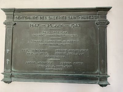 CENTENAIRE DES GALERIES SAINT-HUBERT