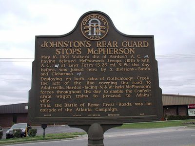 Johnston's Rear Guard Stops McPherson