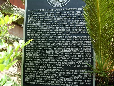 Trout Creek Missionary Baptist Church