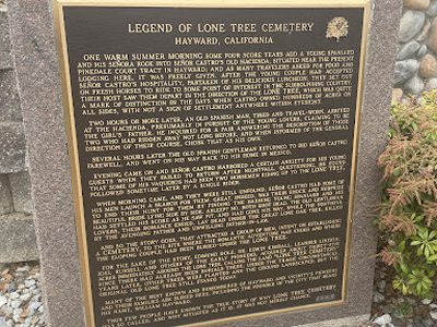 Legend of Lone Tree Cemetery