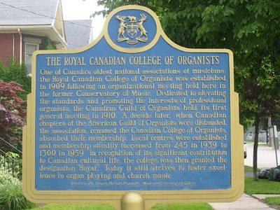 The Royal Canadian College of Organists