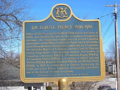 Dr. Lorne Pierce 1890-1961