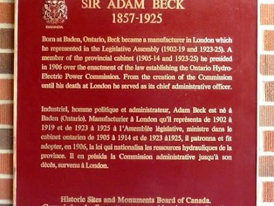 Sir Adam Beck 1857-1925