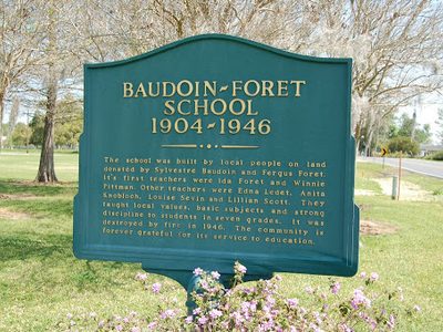 Baudoin-Foret School  1904-1946