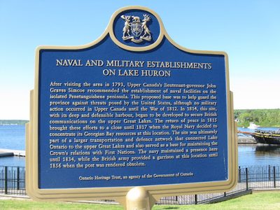 Naval and Military Establishments on Lake Huron