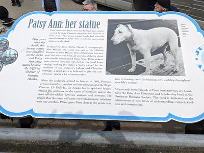 Patsy Ann: her statue